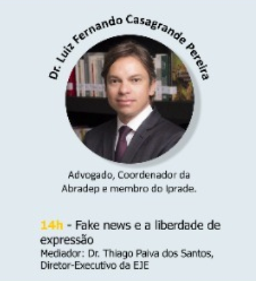 Leia mais sobre o artigo Luiz Fernando Casagrande Pereira participará como palestrante no Seminário: Balanço e Perspectivas da Justiça Eleitoral do Paraná nas Eleições 2022￼